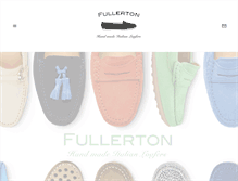 Tablet Screenshot of fullertonshoes.co.uk